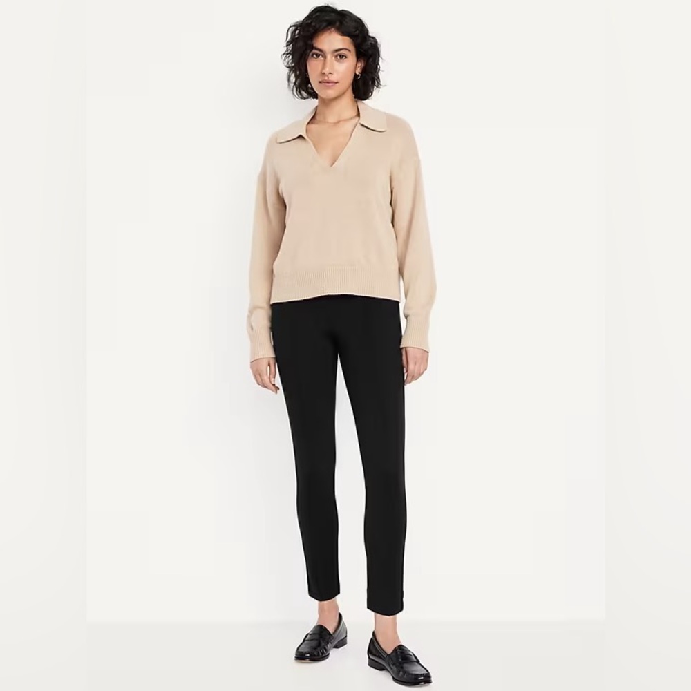 Old Navy Extra High-Rise Women's Black Stevie Skinny Tall Pants
